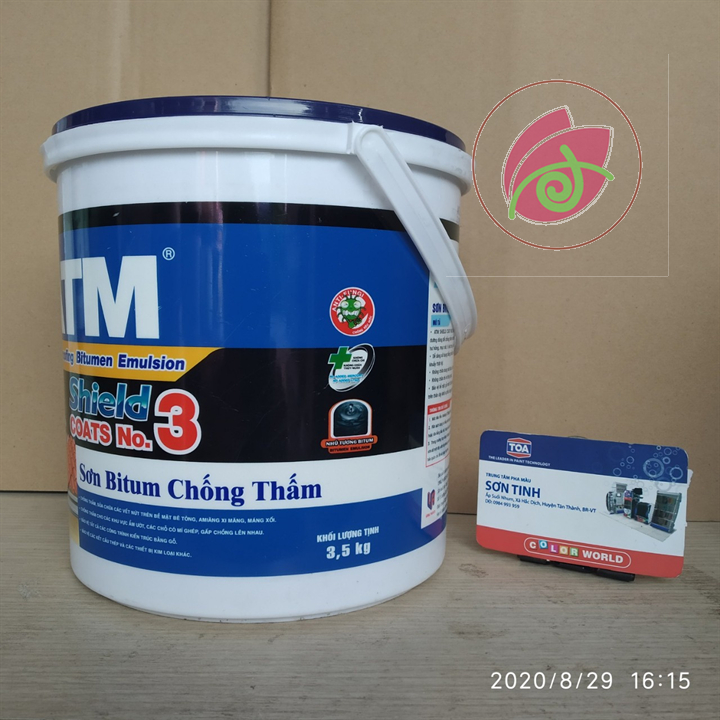 Sơn chống thấm Bitum ATM Shield Coat 3.5 kg