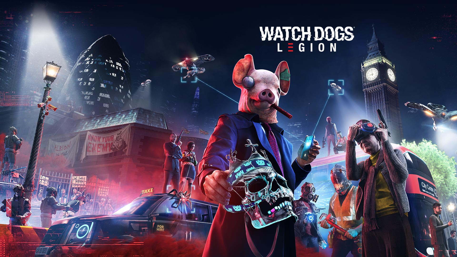 Đĩa game PS4 Watch Dogs Legion.
