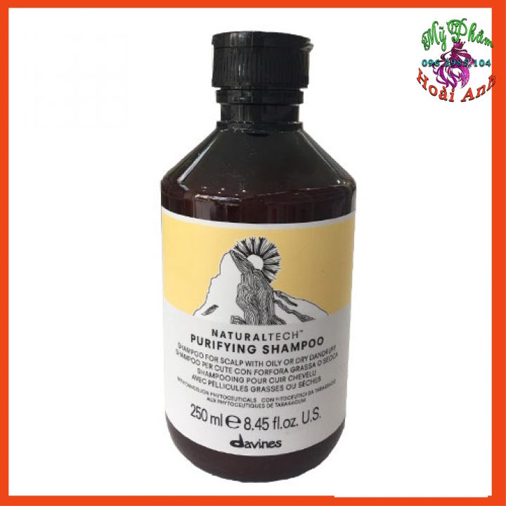 [Chính hãng] DẦU GỘI LÀM SẠCH GÀU DAVINES PURIFYING SHAMPOO 250ML