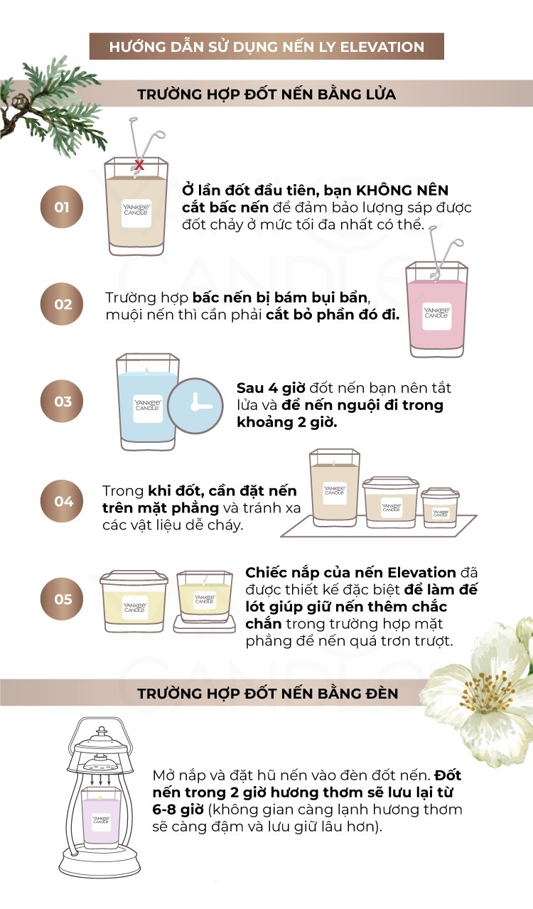 Nến thơm Sáp đậu nành Elevation Yankee Candle