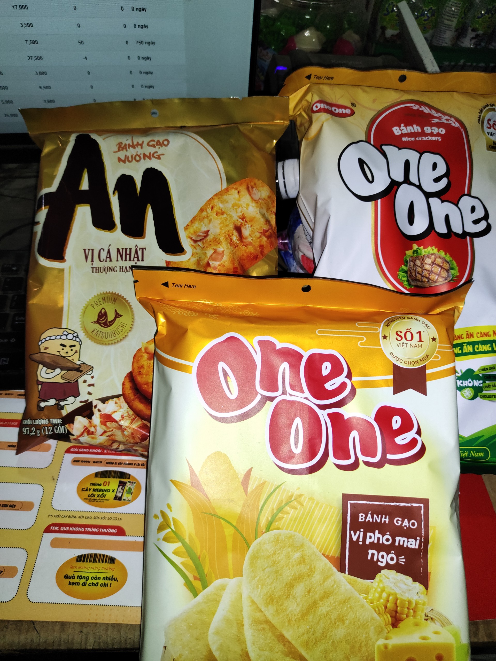 BÁNH GẠO ONE ONE VỊ PHÔ MAI 118G  (Shạp Bánh Hoàng Yến)