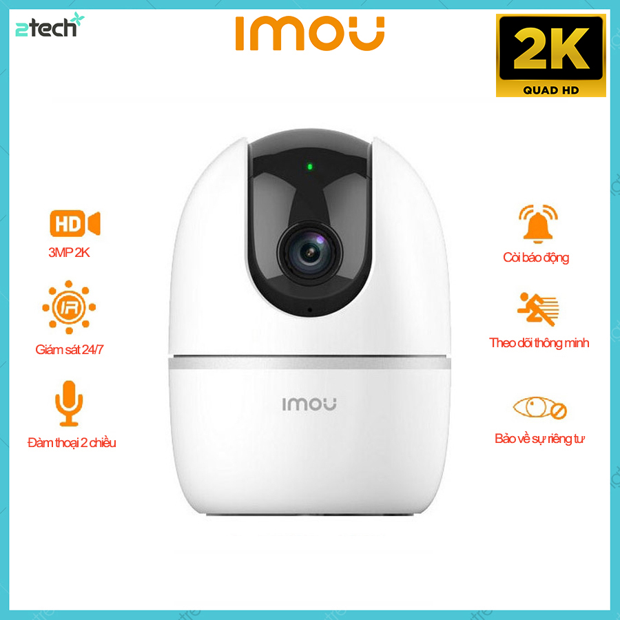Camera Wifi IMOU A32EP 2K Thu Âm, Báo Động, Đàm Thoại 2 Chiều
