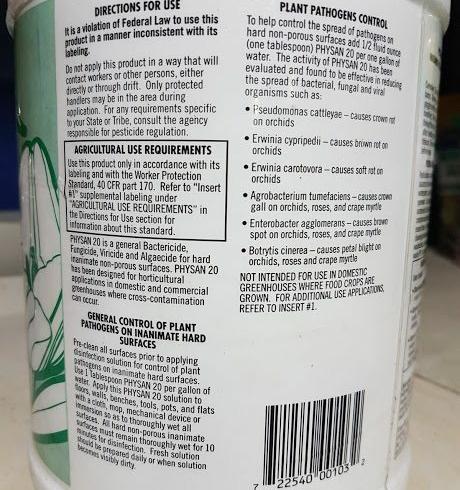 Physan 20 Mỹ - 1 gallon = 3.78lít Siêu diệt khuẩn