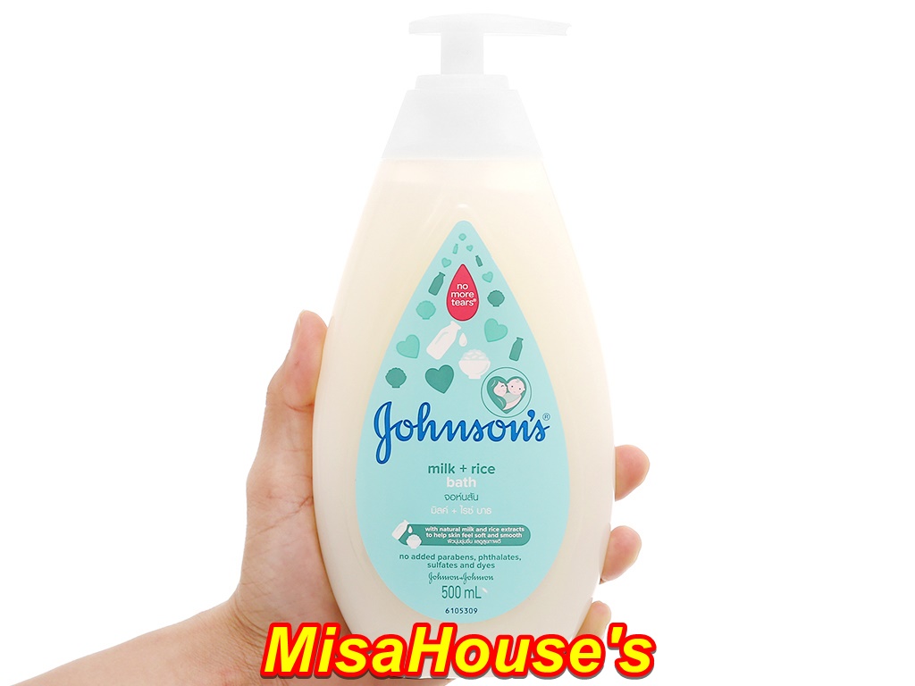 [Mua 1 được 2 ] Sữa tắm Johnson's chứa sữa và gạo 500ml