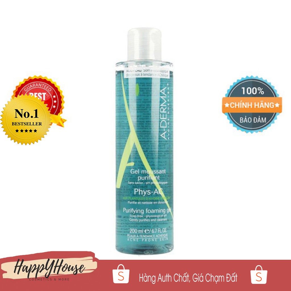 Sữa rửa mặt cho da mụn nhạy cảm A-Derma