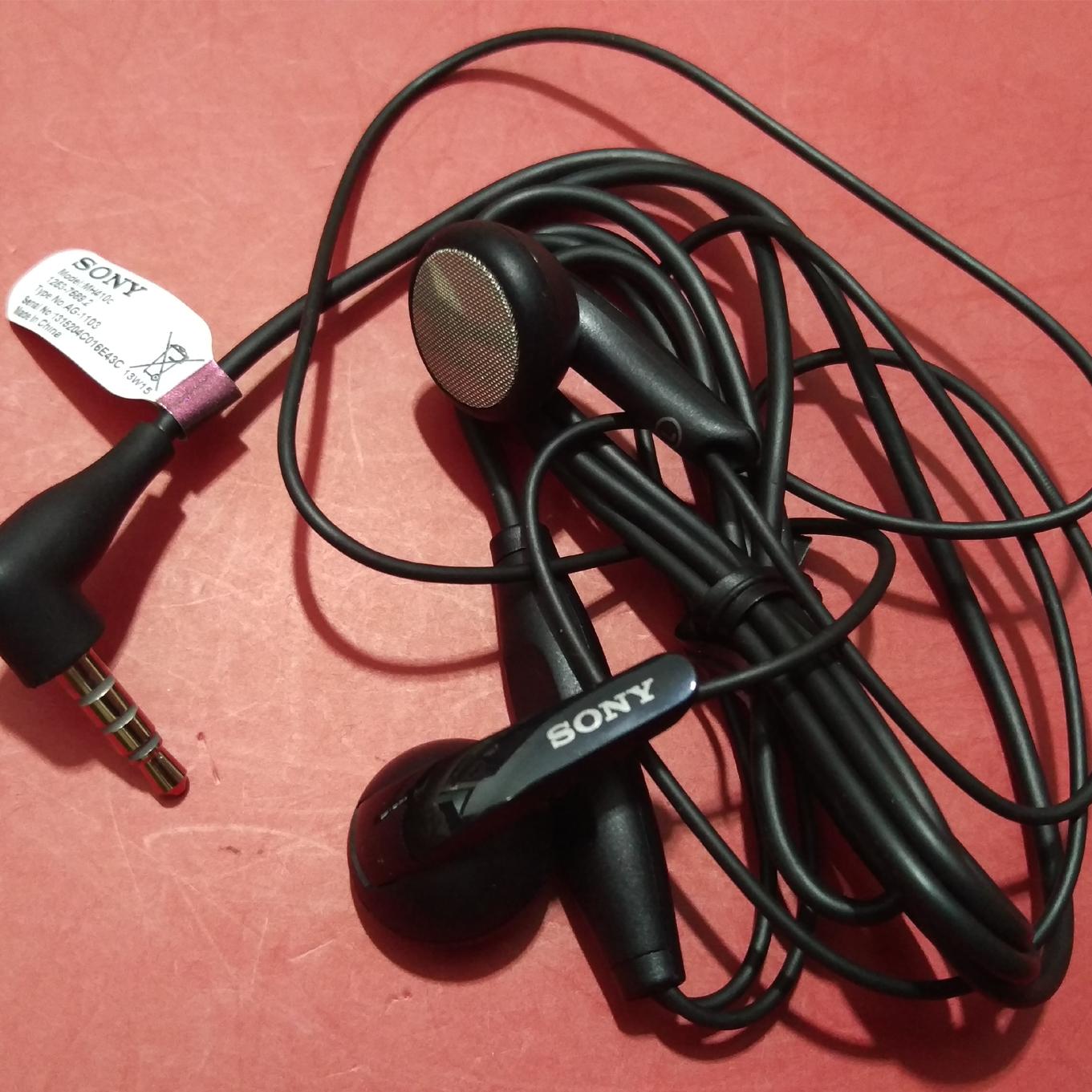 [HCM]Tai nghe nhét tai Sony MH410c (Đen)