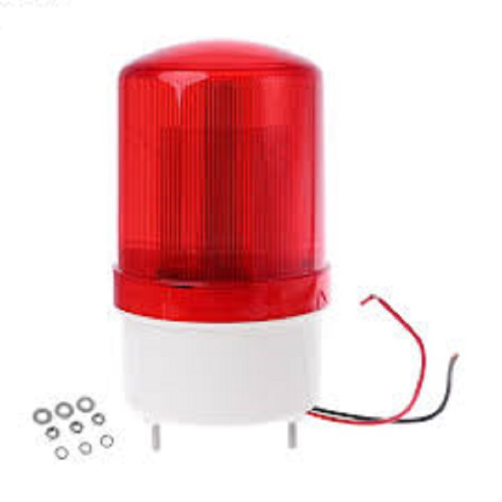 220V led warning rotary light with whistle, work light security