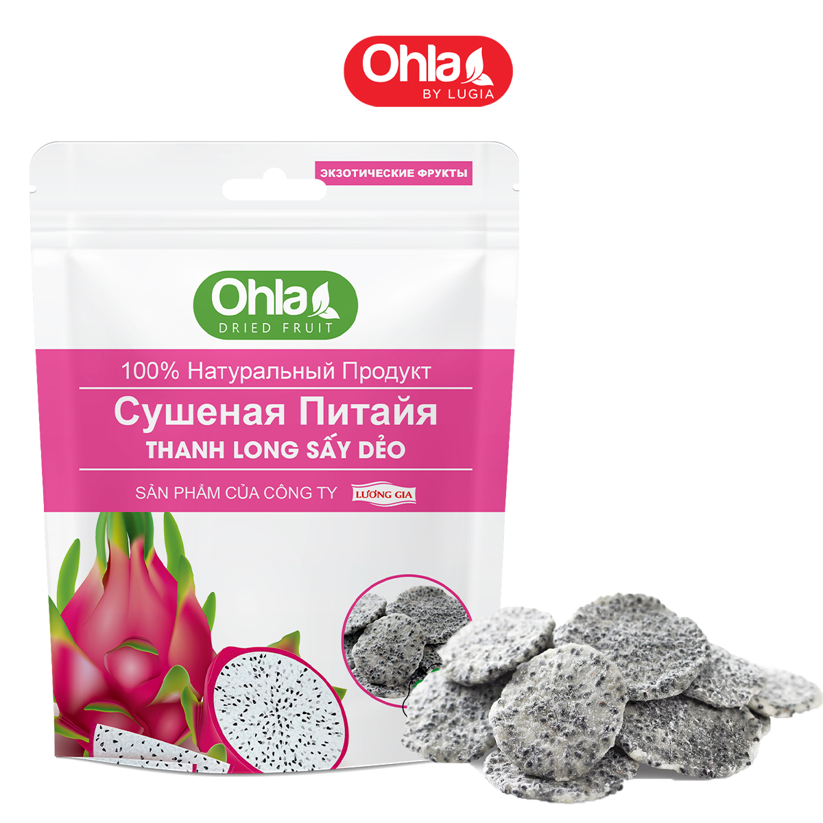 Thanh long sấy dẻo Ohla - 500g