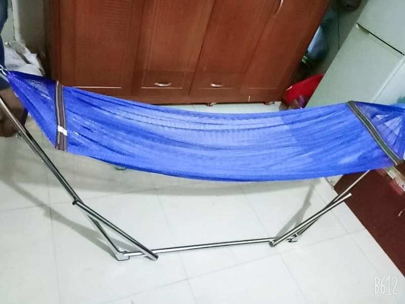 [HCM]Khung sắt mạ inox kèm võng