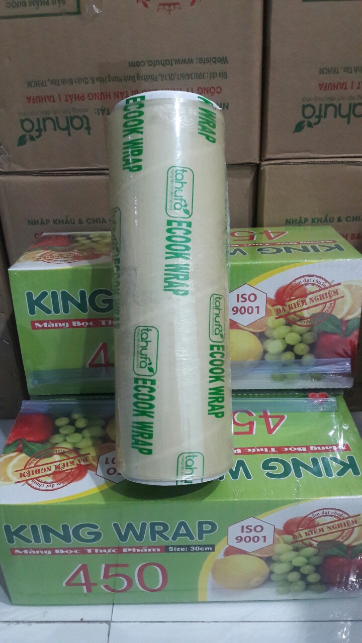 [HCM]MÀNG BỌC THỰC PHẨM CUỘN K450 - LÕI MÀNG BỌC THỰC PHẨM (KHÔNG HỘP GIÁ ĐỠ DAO CẮT)