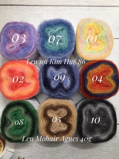 Len Mohair Ombre Agnes