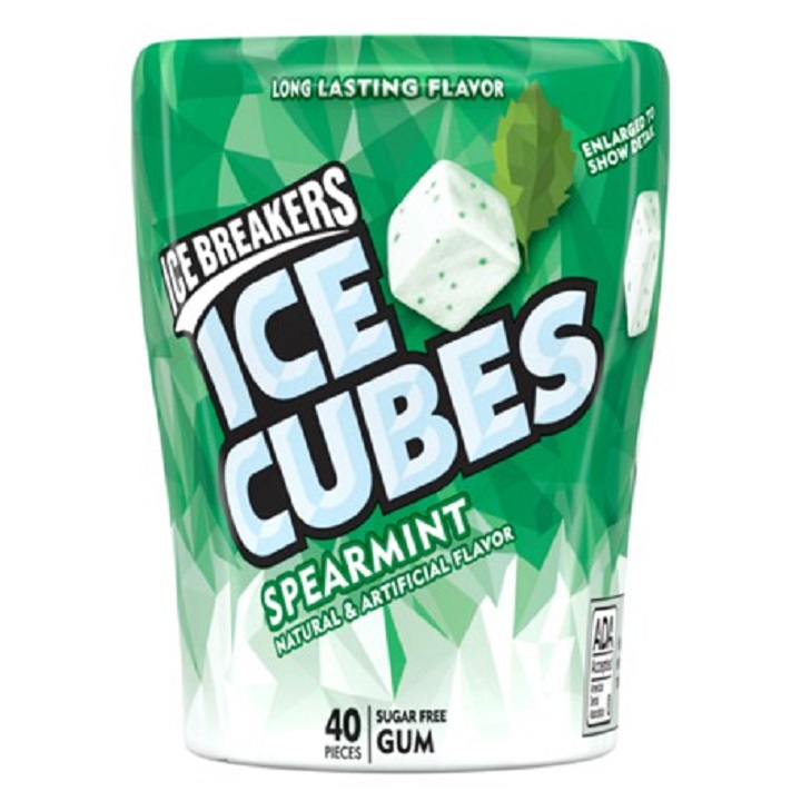 Singum Icebreakers Ice Cubes hộp 40 viên Mỹ. Nhiều vị