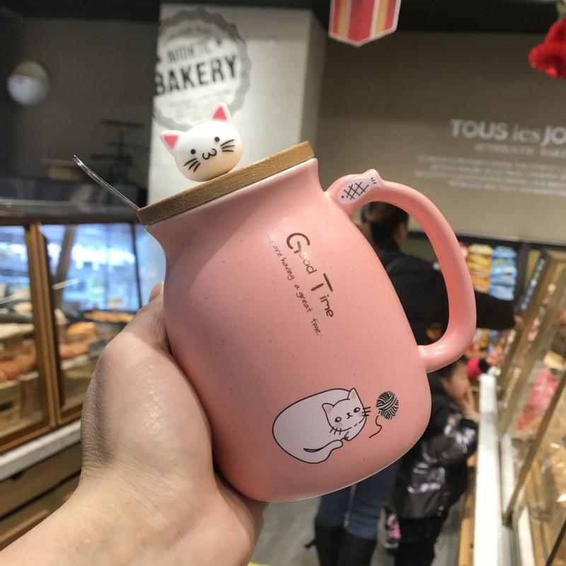 Ly sứ Mèo dễ thương cao cấp