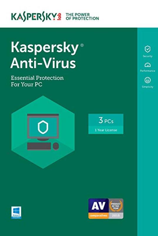 Bảng giá phần mềm Kaspersky Anti-Virus 3 thiết bị 2020, 2021 Phong Vũ