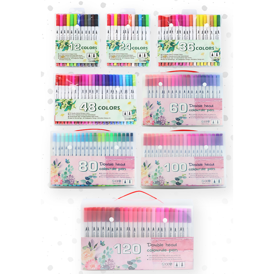 Bút cọ dual brush pens - Dual Tip Brush Pen