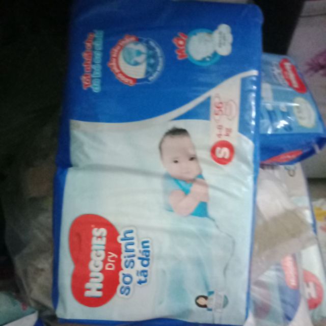 {Mẫu mới} Bỉm Huggies XS72,S56,S88 miếng( Hàng cộng miếng)