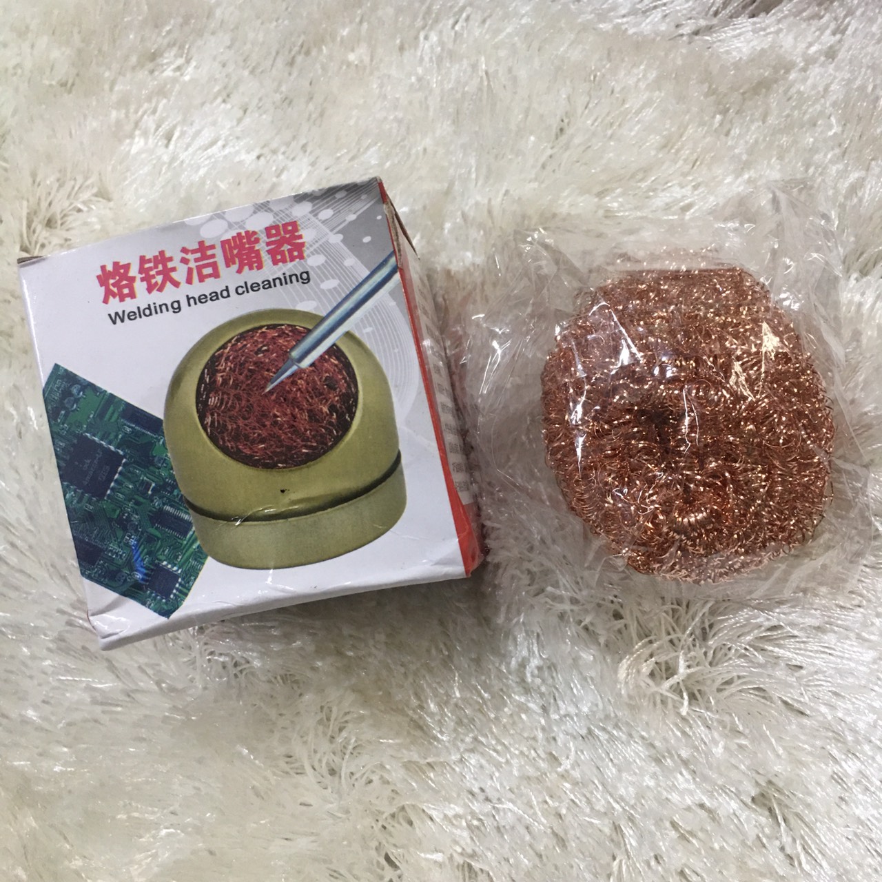 [HCM]Bùi nhùi đồng vệ sinh mũi hàn (lõi bên trong)