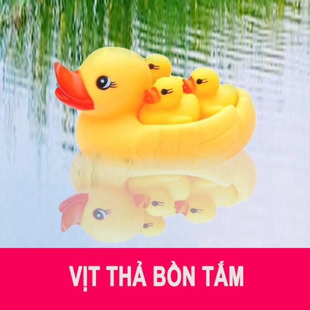 Đàn Vịt Thả Bồn Tắm Cho Bé Chơi