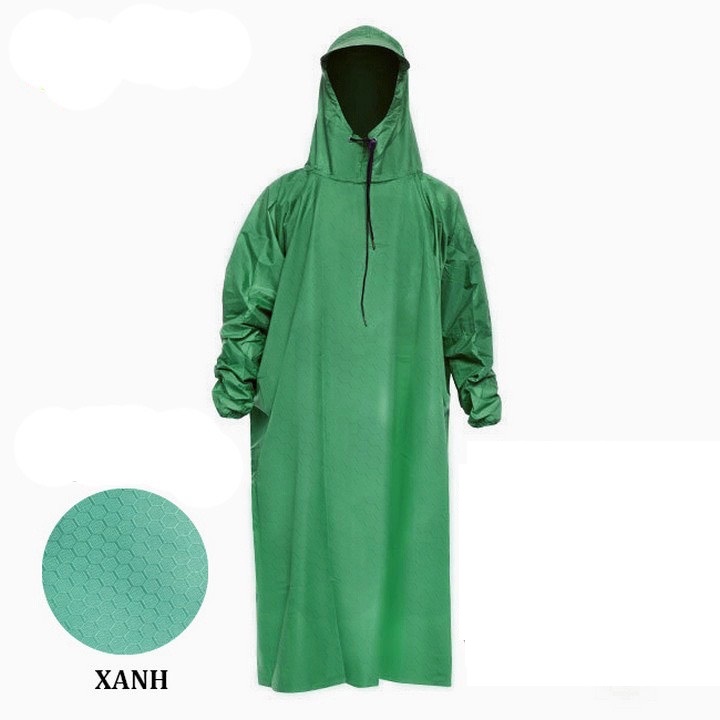 Áo mưa BÍT - Áo mưa kín 2 bên - vải dù
