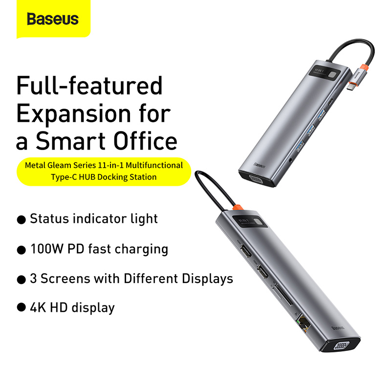 Bộ Hub chuyển đổi Baseus Gleam Series
