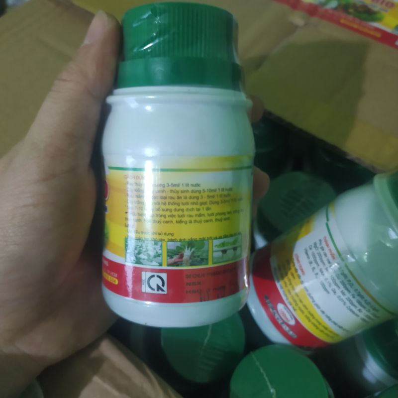 DUNG DỊCH TRỒNG THỦY CANH, THỦY SINH (BIO-LIE) - BIO GOLD (100ml)