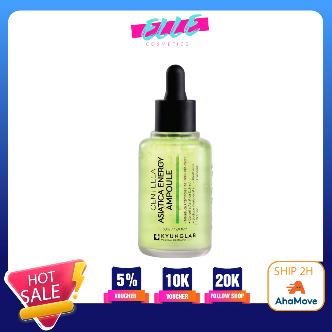 Tinh chất serum giảm mụn ngừa mụn kyung lab acnes centella asiatica ampoule 50ml chính hãng