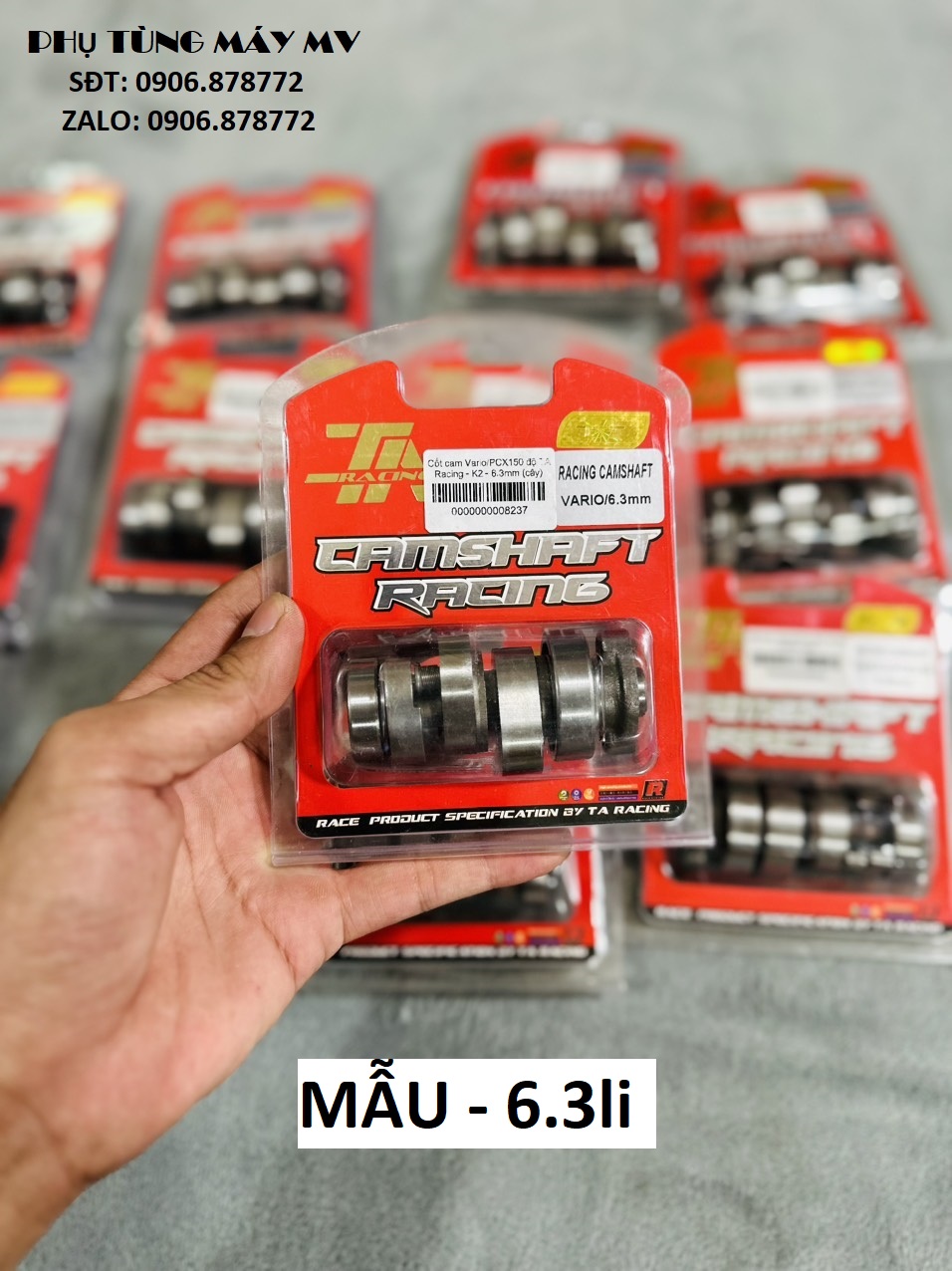 Cam TA size 5.6/5.8/6.3/6.4li dành cho xe Vario Click