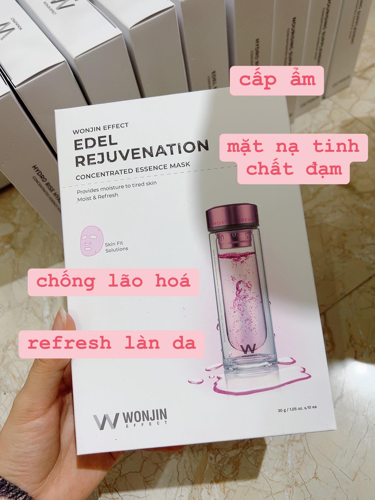 Mẫu Mới - Mặt Nạ Wonjin Effect Siêu Dưỡng - 1 Miếng