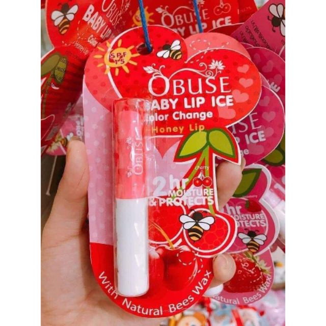 Son Dưỡng Môi OBUSE ANBE dưỡng ẩm giữ màu 12h( tặng cọ đắp mặt lạ)