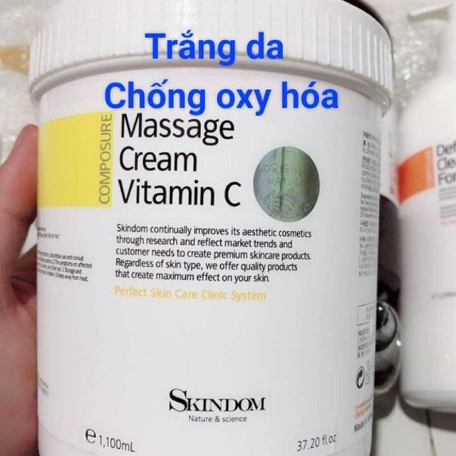 Kem massage vitamin C skindom
