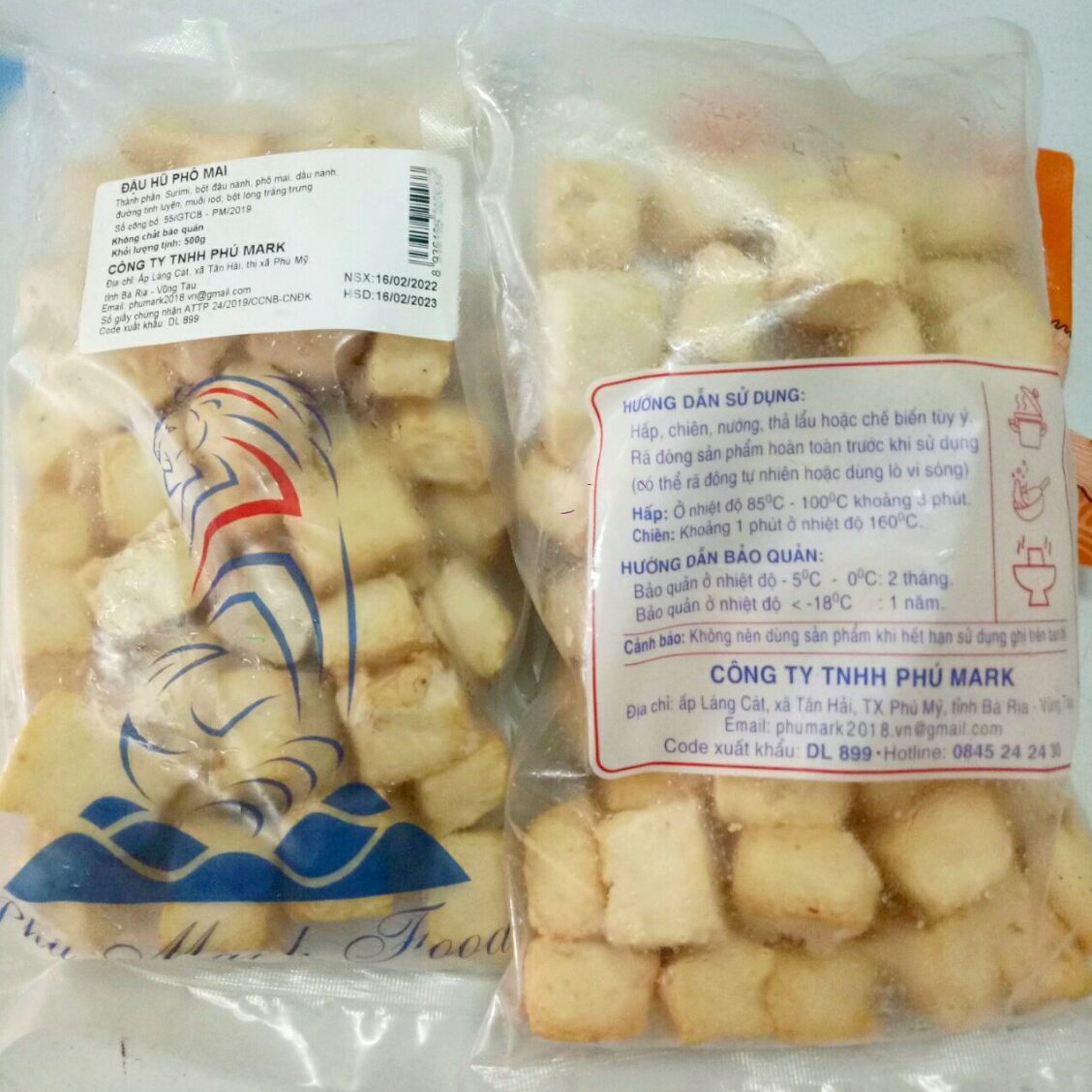 Chả Cá - Đậu Hũ Phô Mai Phú Mark (500g)