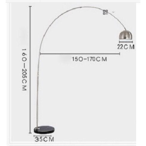 Đèn đứng để sàn BOW size lớn - hàng chuẩn loại 1 (có điều chỉnh chiều cao đèn)