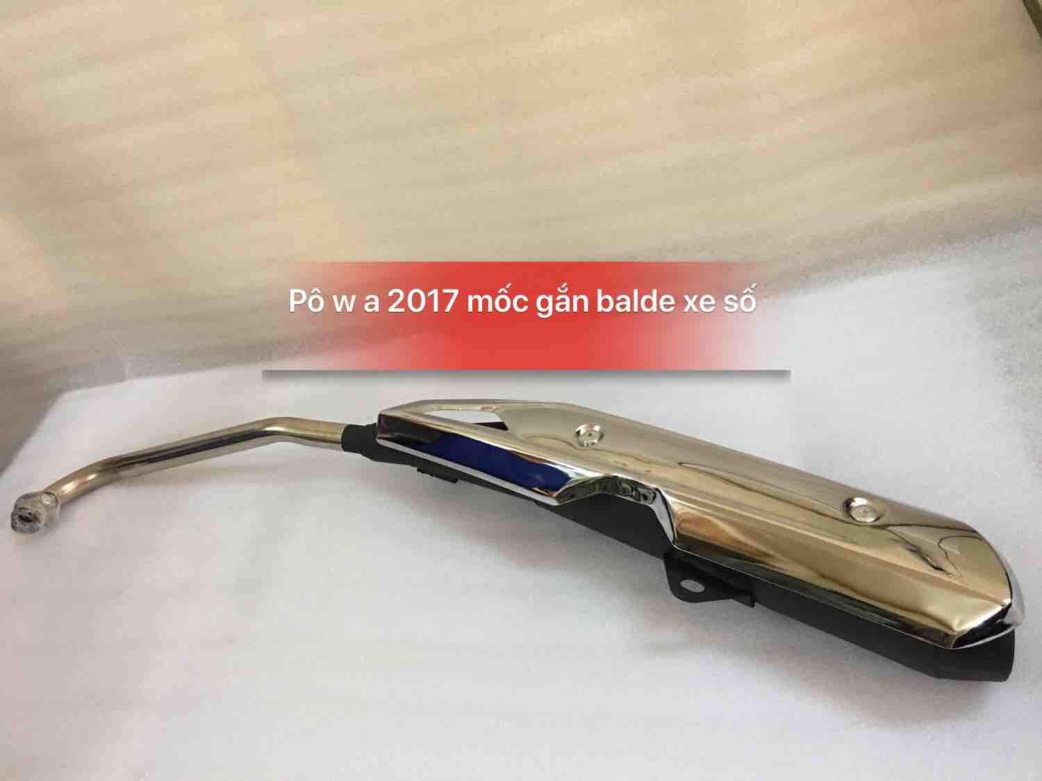 [HCM]Pô w a mốc nổ gắn xe số blade
