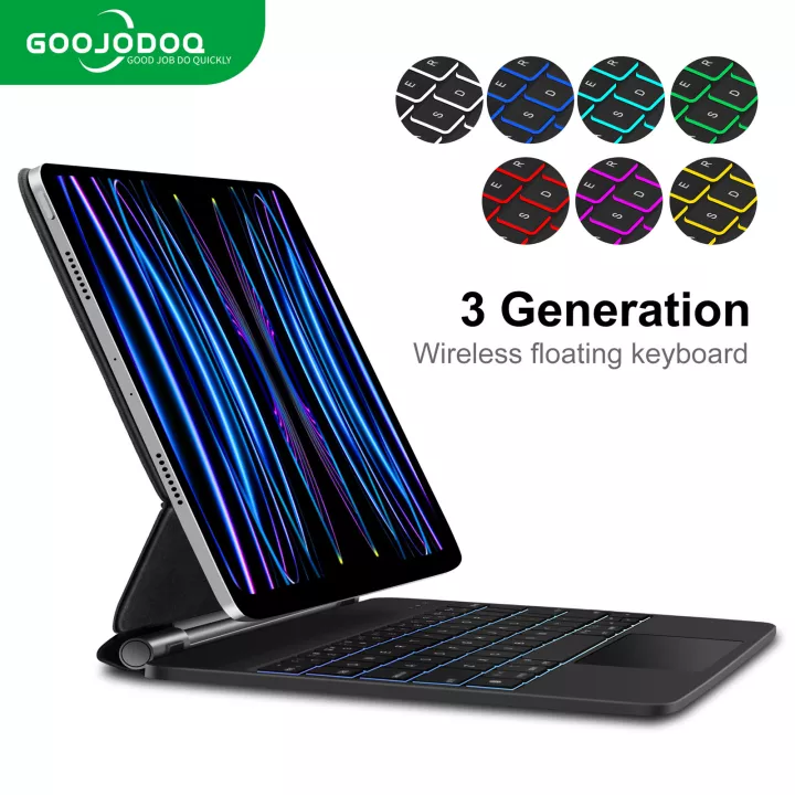 【Free Gift】Bao da máy tính bảng bàn phím không dây GOOJODOQ Vỏ bàn phím ipad thích hợp cho Air 4 Pro 11 2021 12.9 inch 11inch 10inch