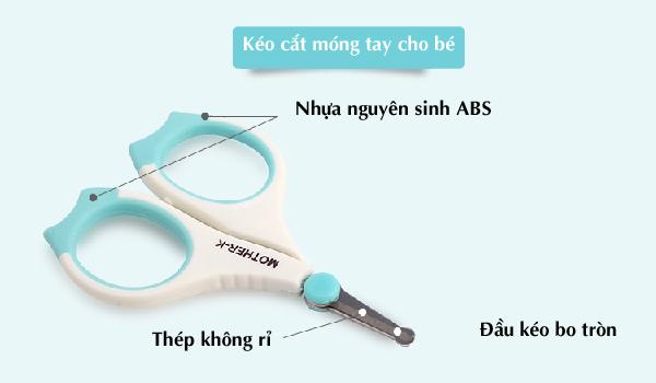 BỘ CẮT MÓNG KÈM NHÍP MOTHER-K HÀN QUỐC