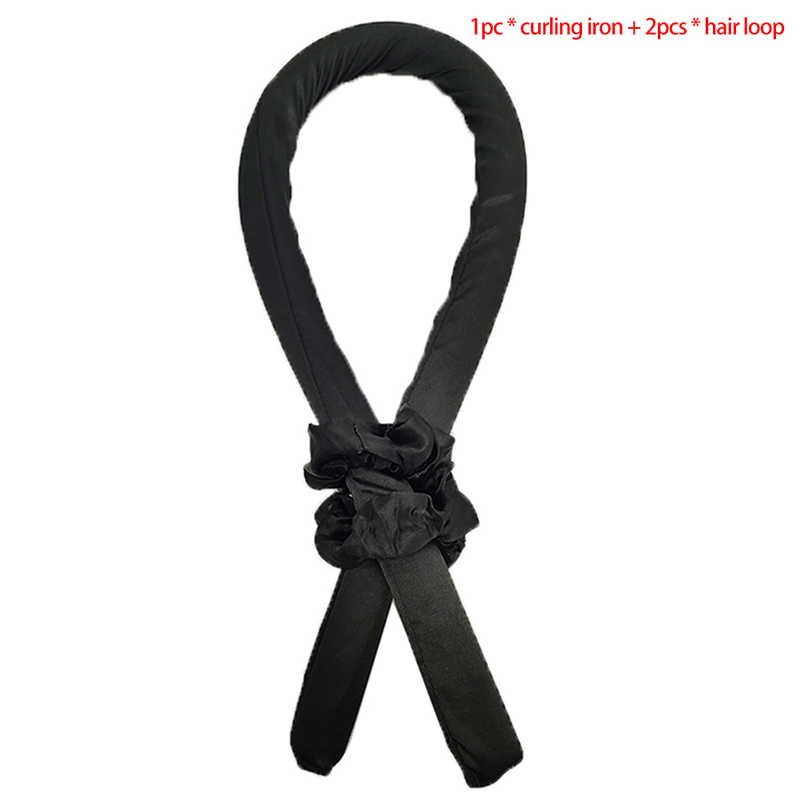 Fashion Heatless quăn Rod headbands tóc con lăn lụa quăn Ribbon lụa quăn