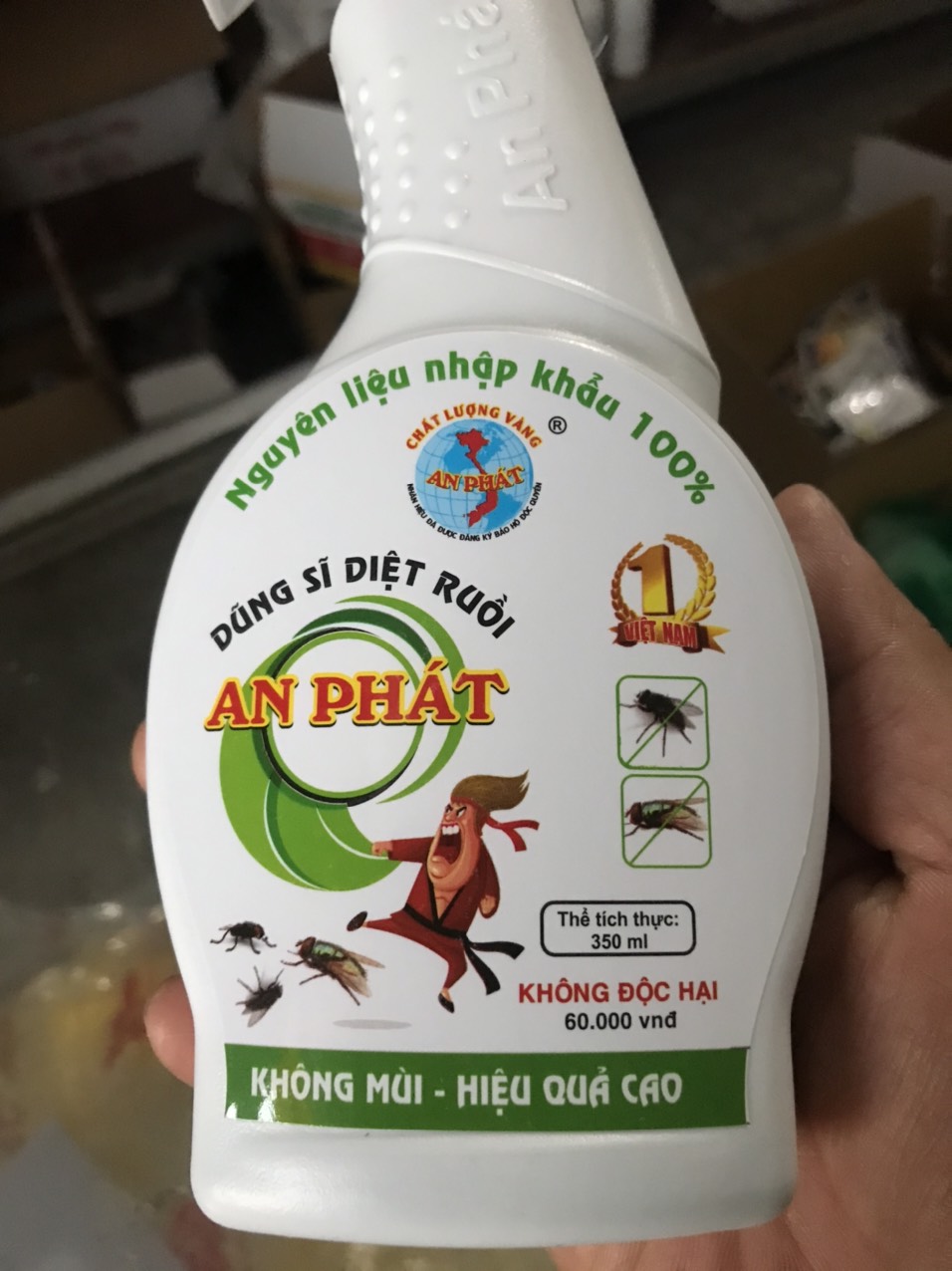 Diệt ruồi An Phát - Không mùi - Hiệu quả (Chai 350ml)