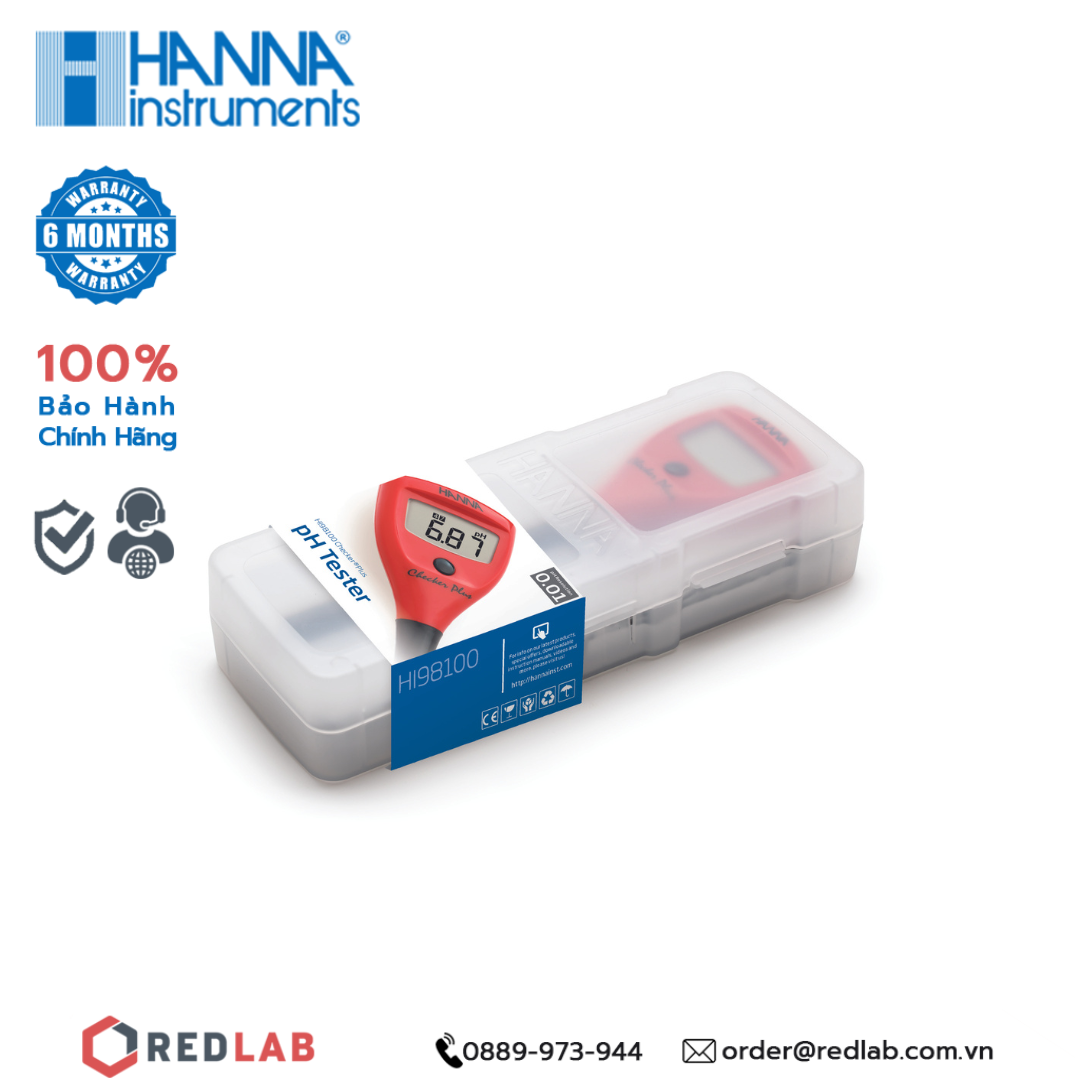 Bút đo pH cầm tay Hanna HI98103 {hàng chính hãng, bảo hành 6 tháng}, CÓ VAT