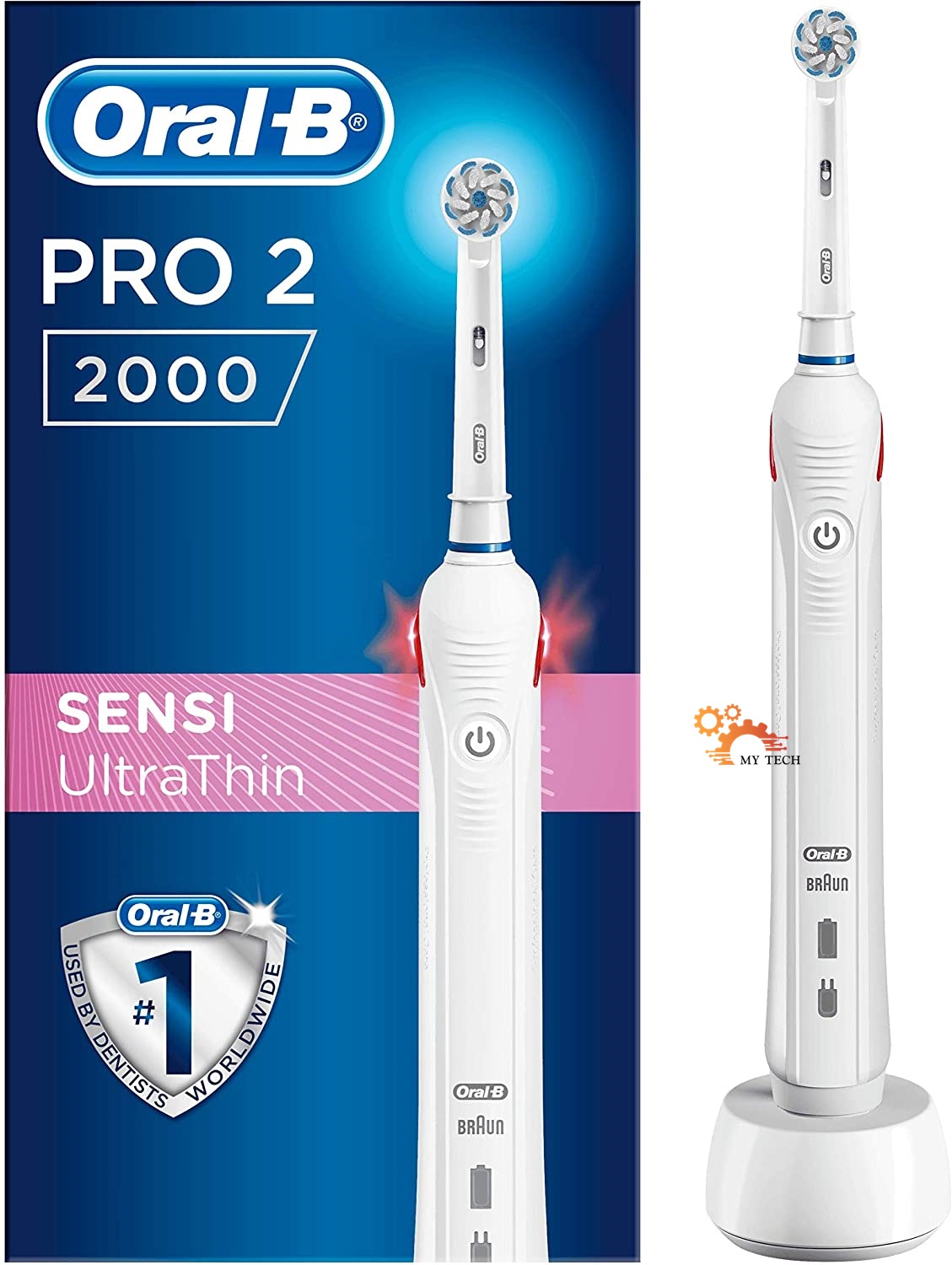 BÀN CHẢI ĐIỆN ORAL B PRO 2 2000 [HÀNG ĐỨC]