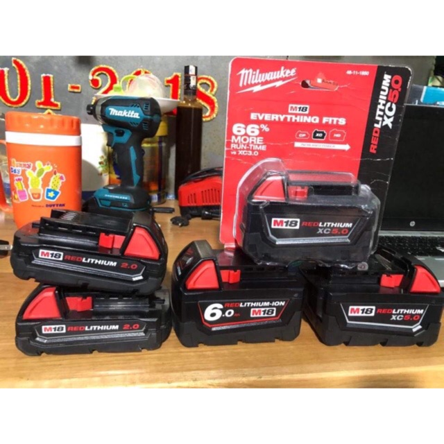 [HCM]Pin milwaukee m18 5ah hàng Mỹ mới