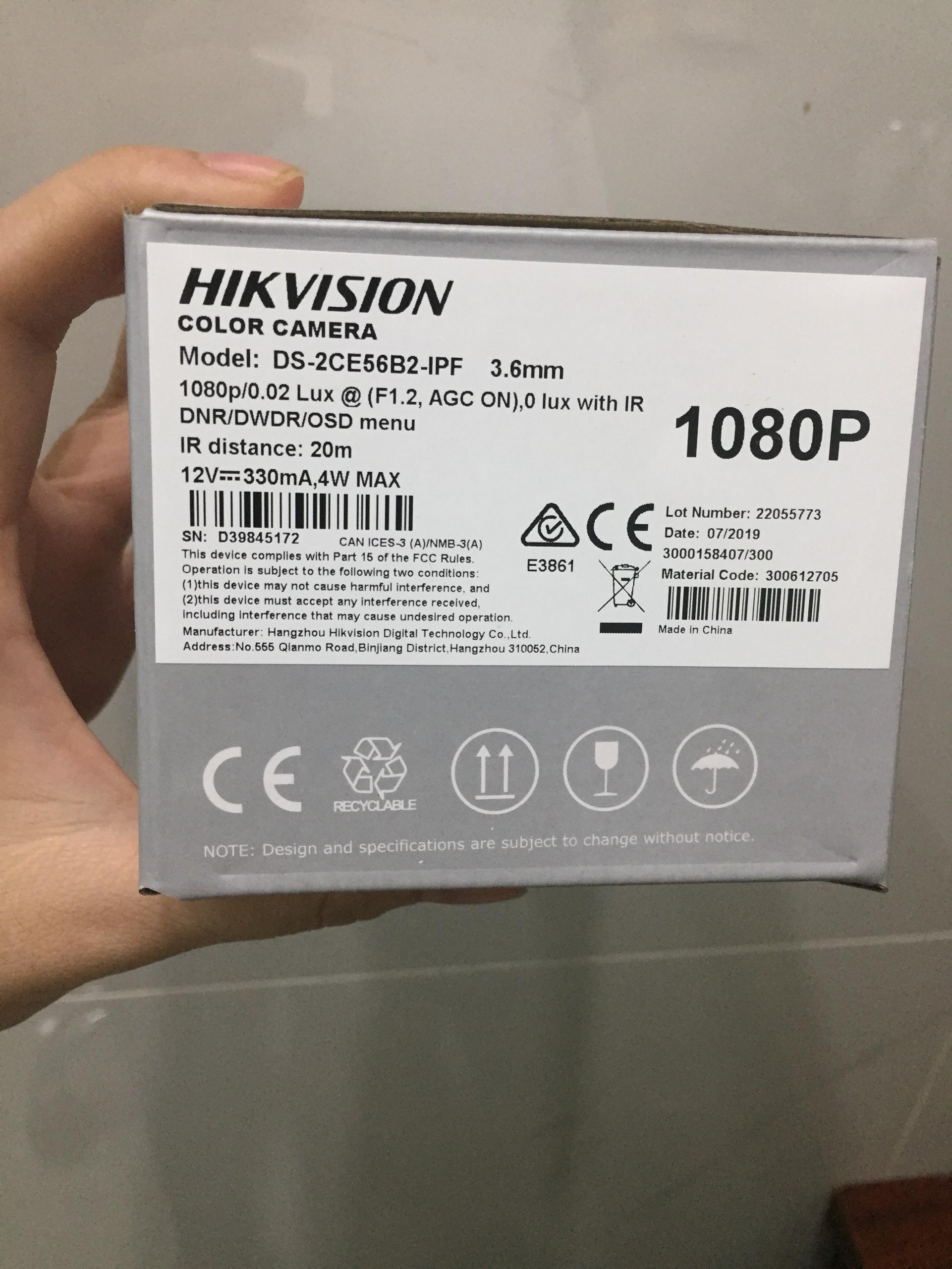 [HCM]DS-2CE56B2-IPF camera đi dây hikvision dòng mới