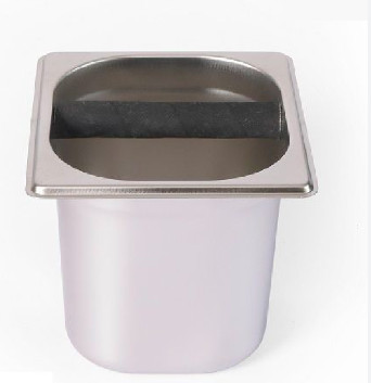 Khay dùng để đập bã cà phê (Coffee Knock Box) cao 15cm (Ảnh shop tự chụp)