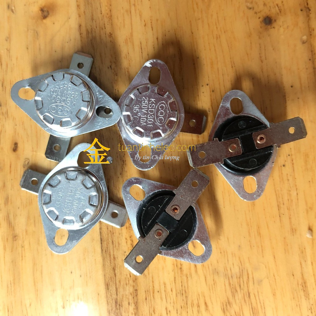 Rơ le (Relay) nhiệt, sò nhiệt dùng để bảo vệ thiết bị khỏi bị quá nhiệt ( (ấm nước, cây nóng lạnh...)