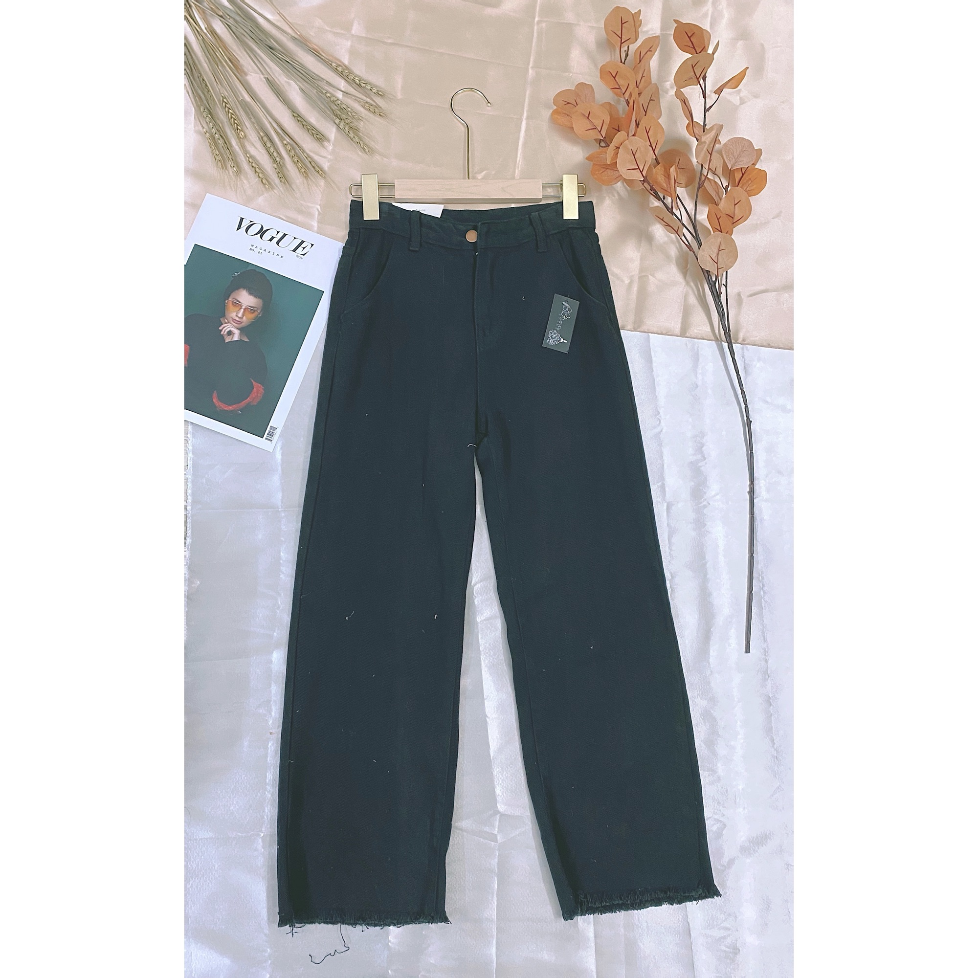 QUẦN JEANS ỐNG RỘNG