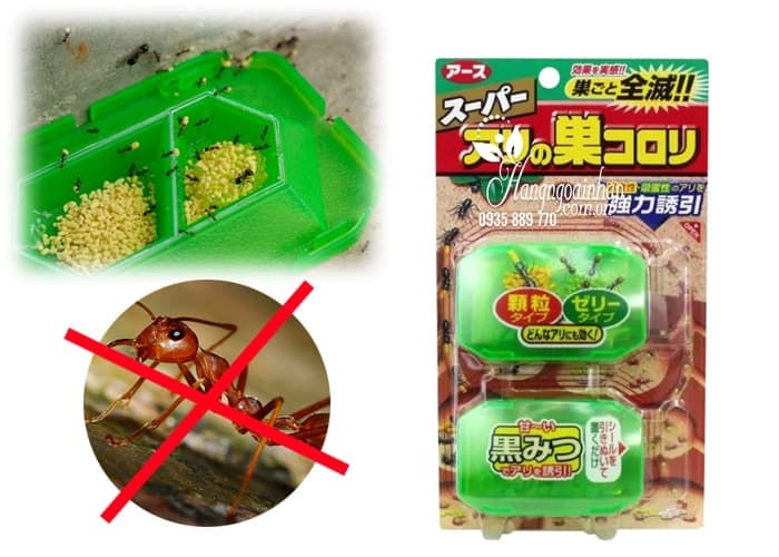 Thuốc diệt kiến Super Koroki vỉ 2 hộp Nhật Bản