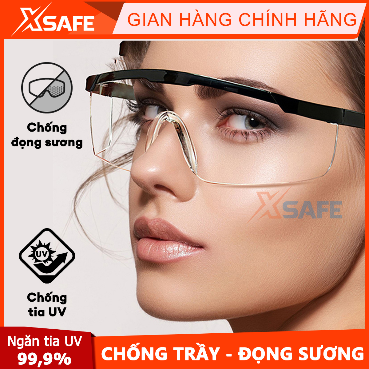 Everest goggles ev105 UV-proof anti-dust sunglasses handle scratches, fog and clear lenses motorcycle eye protection