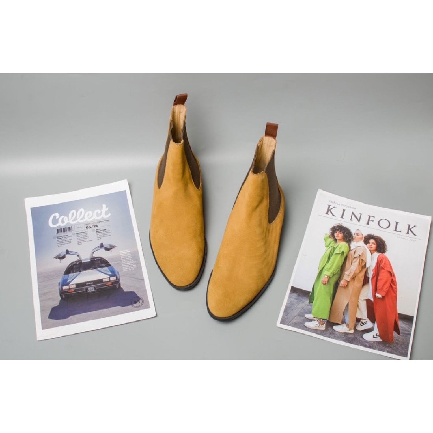 Giày Cao Cổ Chelsea Boot Chất Liệu Da Lộn Cao Cấp (VH 1914)