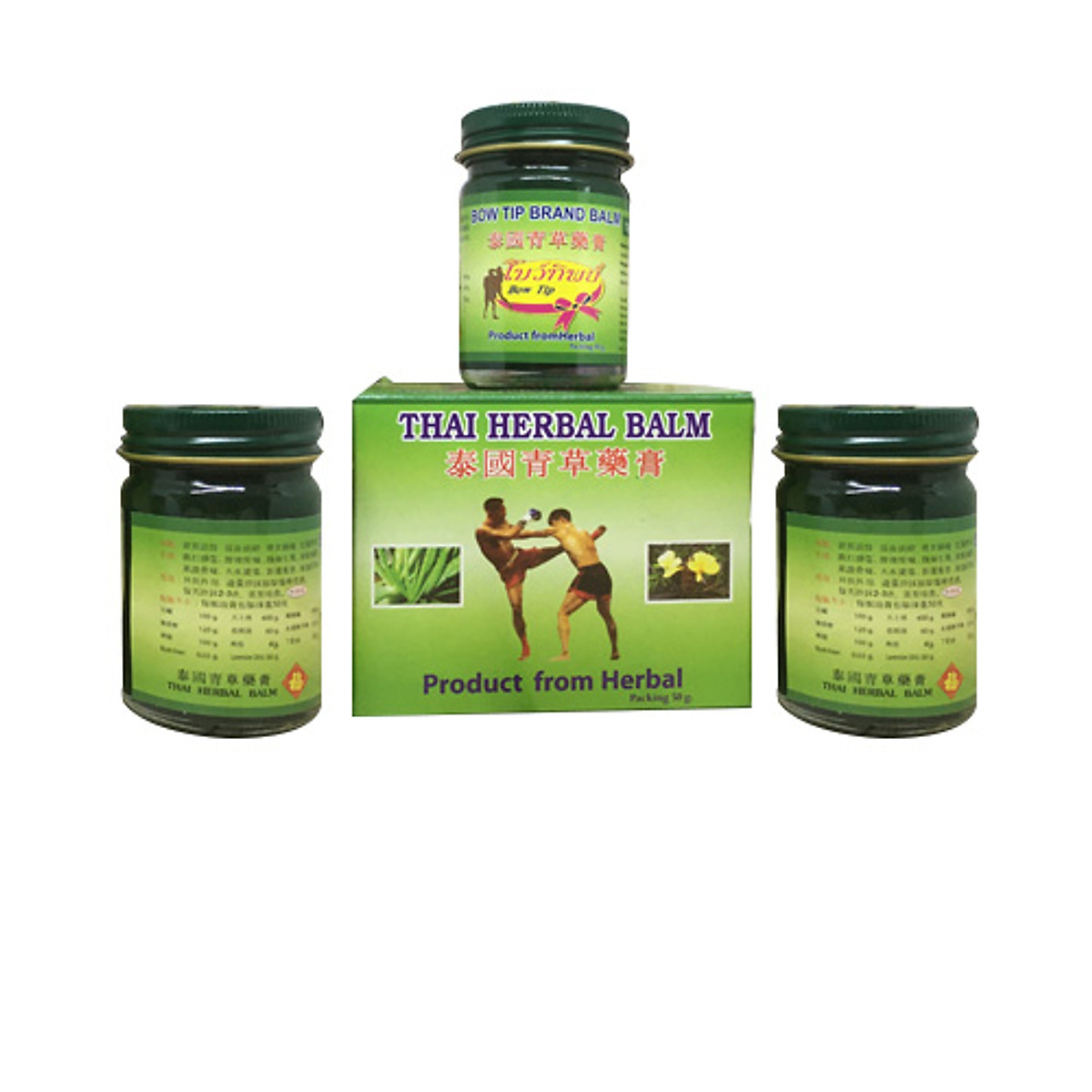 Dầu Thảo Dược Bow Tip Brand Balm Xanh 50gram