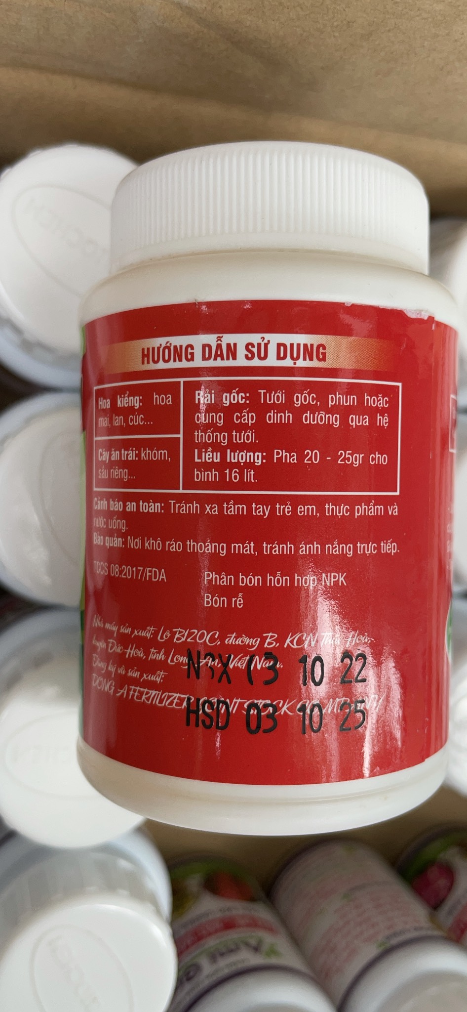 Phân bón lá siêu lân 10.60.10 lọ 100gr FDA