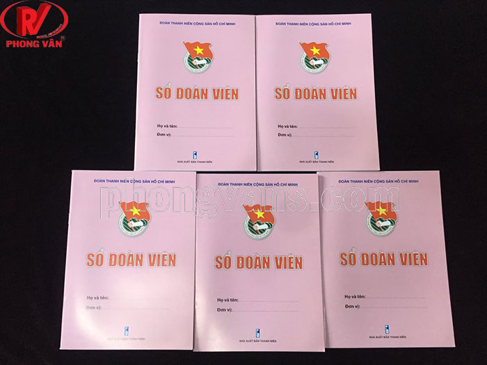Combo 10 quyển Sổ đoàn viên màu hồng